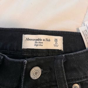 Abercrombie high rise mom jeans